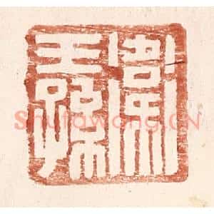 明代 王常篆刻印谱《卫王孙》图片欣赏